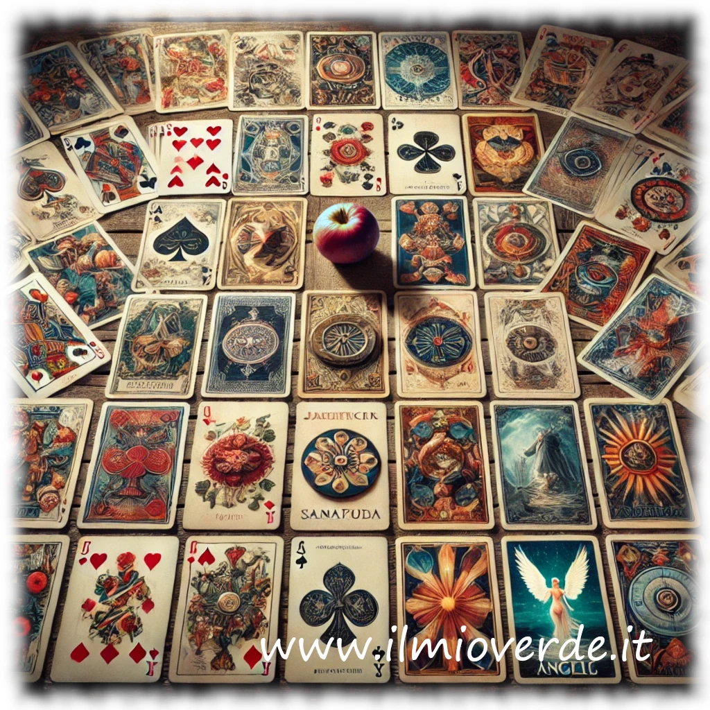 Varietà di mazzi di carte: tradizionali, culturali e esoterici.